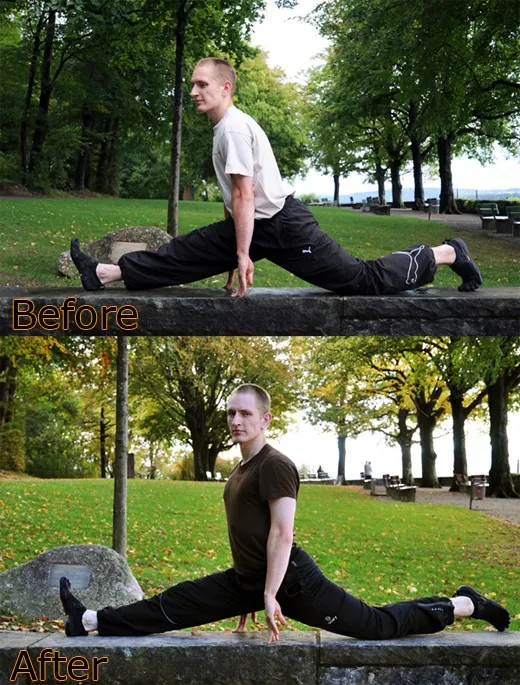 Sideways Split Left