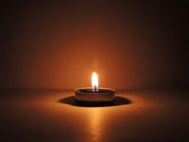 a small candle