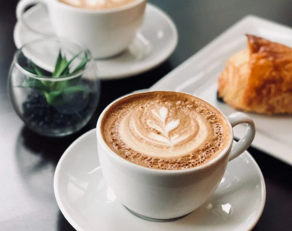 coffee and pastry: hard to resist