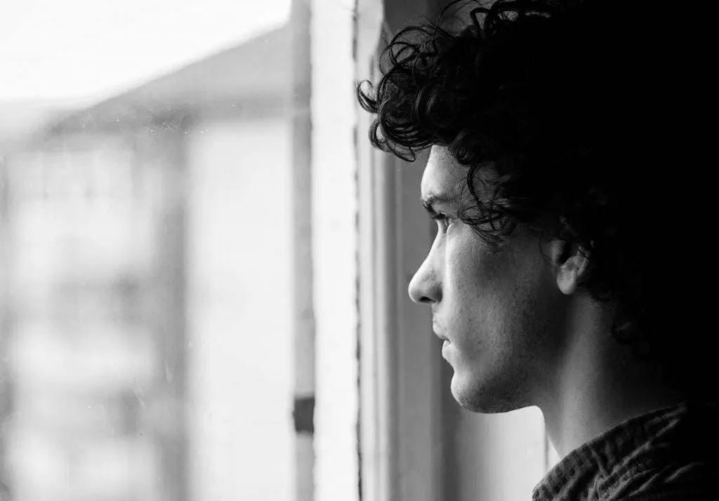 Looking out of the window