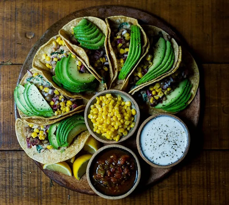 whole food avocado tacos